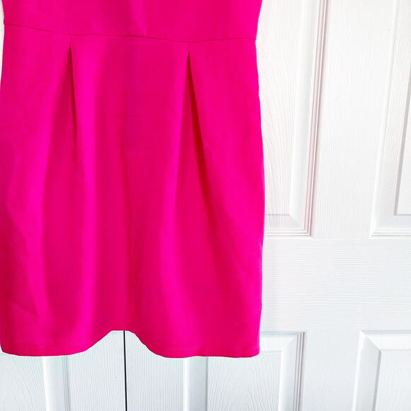 The Impeccable Pig Neon Pink Sheath Dress - Picture 6 of 7